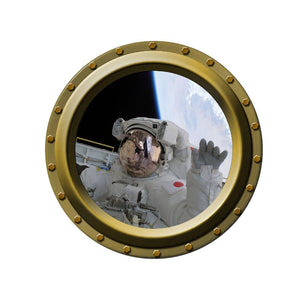 Hello from Outer Space Porthole Decal