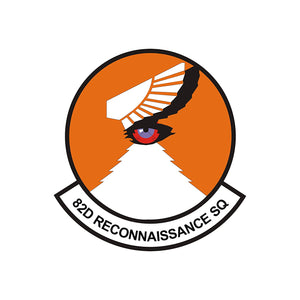 82nd Reconnaissance Squadron - Patch Vinyl Decal - Available in Multiple Sizes