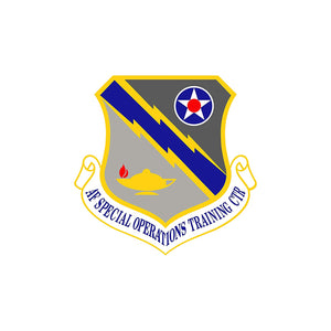 USAF Special Operations Training Center - Patch Vinyl Decal - Available in Multiple Sizes