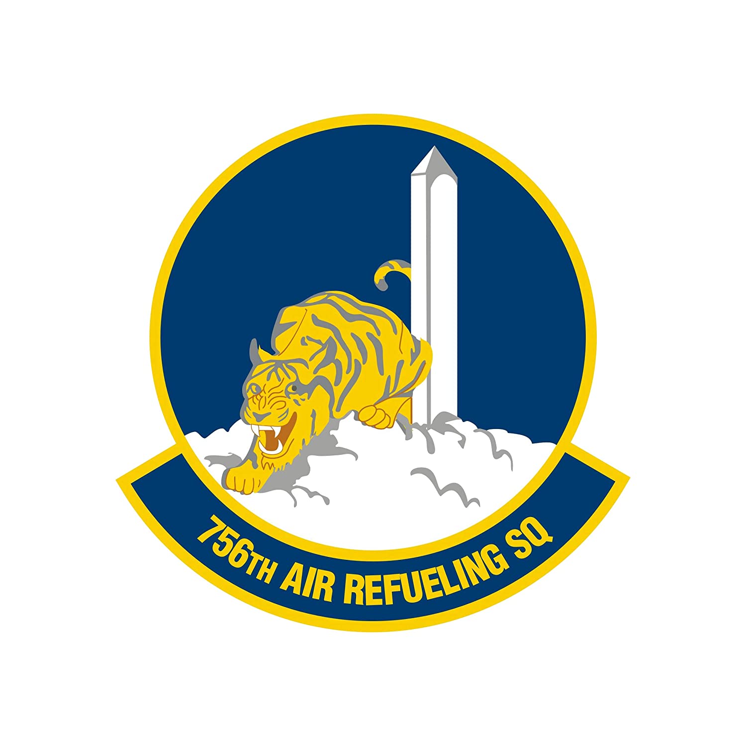 756th Air Refueling Squadron - Patch Vinyl Decal - Available in Multiple Sizes