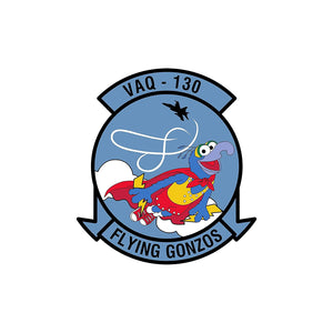 130th VAQ Squadron - Patch Vinyl Decal - Available in Multiple Sizes