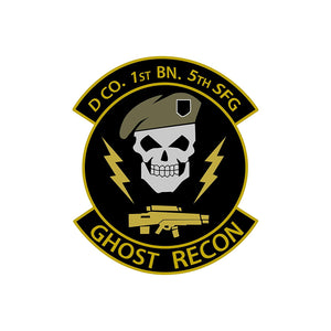 Ghost Recon Squadron Patch - Patch Vinyl Decal - Available in Multiple Sizes