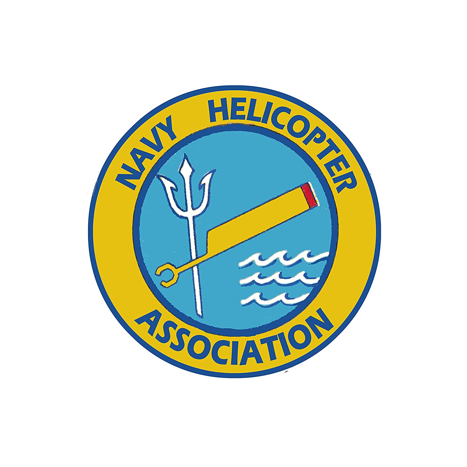 Navy Helicopter Association - Patch Vinyl Decal - Available in Multiple Sizes