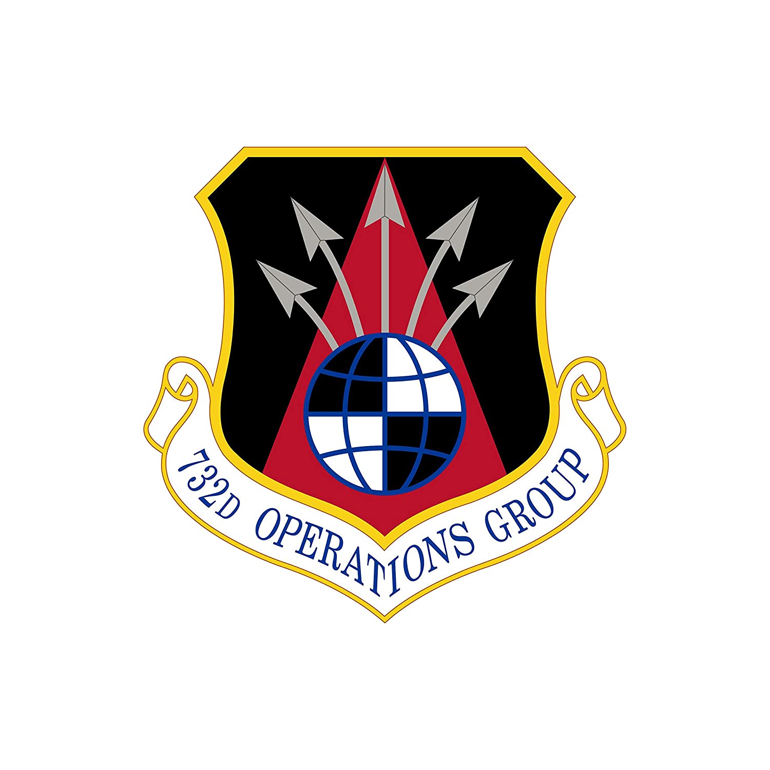 732nd Operations Group Squadron - Patch Vinyl Decal - Available in Multiple Sizes