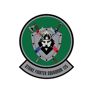 Strike Fighter Squadron 125 - Patch Vinyl Decal - Available in Multiple Sizes
