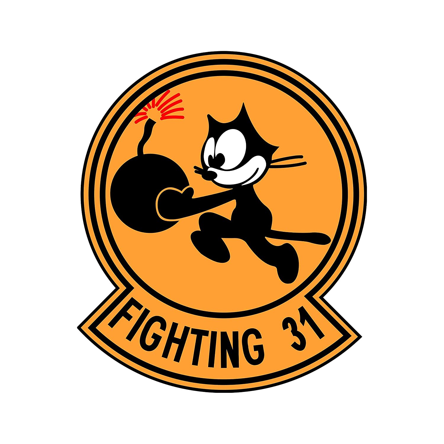 31st Fighting Squadron Patch - Patch Vinyl Decal - Available in Multiple Sizes