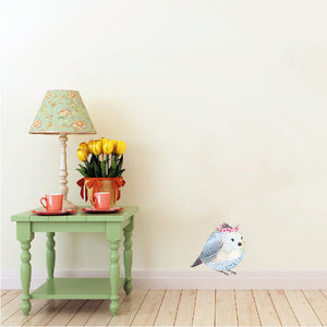 Bird with Flowers - Woodland Creatures Collection
