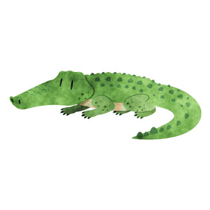 Crocodile with Babies Set - Set of 3 Decals - Safari Animals Series
