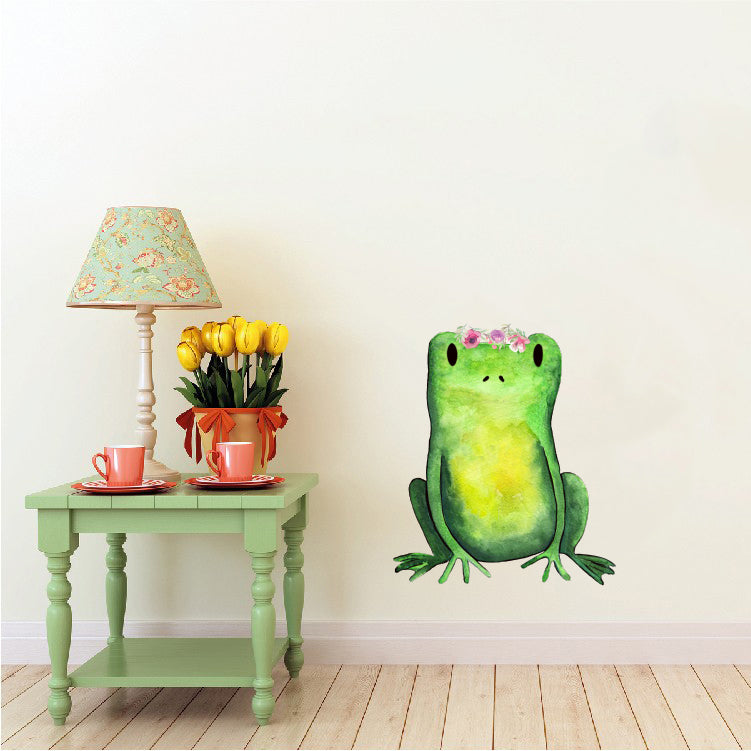 Frog with Flowers - Woodland Creatures Collection