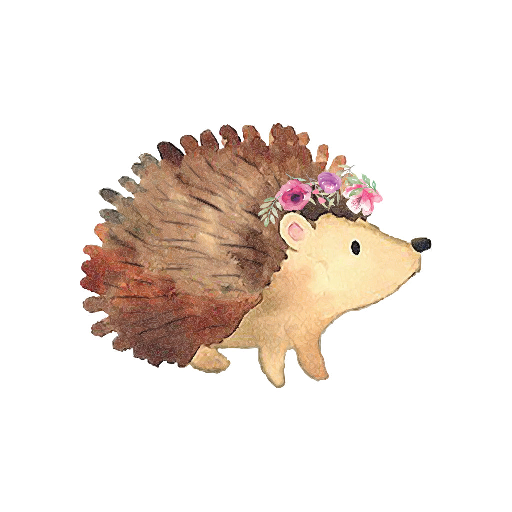 Hedgehog with Flowers - Woodland Creatures Collection