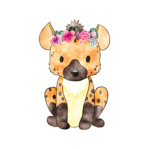 Hyena with Flowers - Hiëna - Safari Animals Series