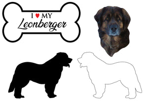 Leonberger - Dog Breed Decals (Set of 16) - Sizes in Description
