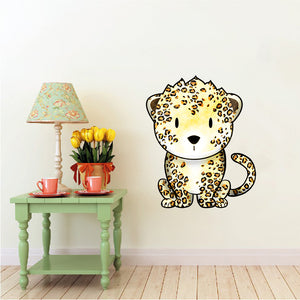 Leopard - Luiperd - Safari Animals Series - Wall Decal - Great For Nurseries & Children Rooms
