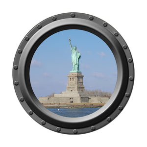 Statue of Liberty Porthole Wall Decal