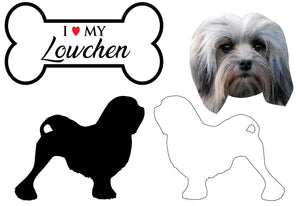 Lowchen - Dog Breed Decals (Set of 16) - Sizes in Description