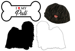 Puli - Dog Breed Decals (Set of 16) - Sizes in Description