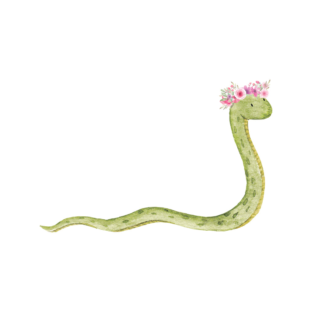 Snake with Flowers - Woodland Creatures Collection