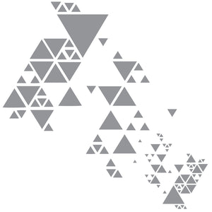 Triangular Evolution - Modern Living Series - Etched Decal