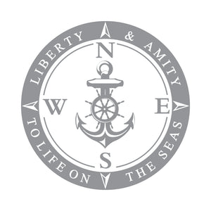 Amity Life on the Seas Design One - Coastal Design Series - Etched Decal
