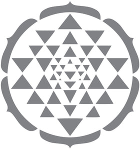 Sri Yantra - Modern Living Series - Etched Decal