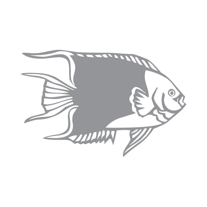 Tropical Fish Design One - Coastal Design Series - Etched Decal