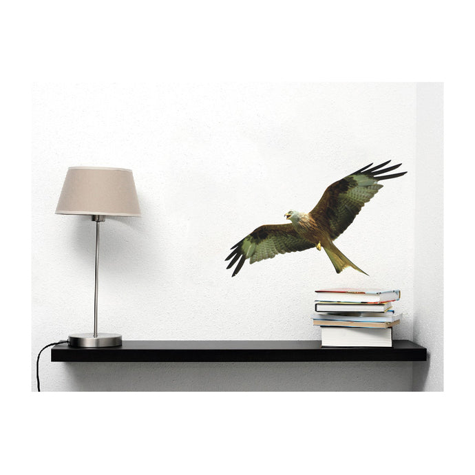 Kite in Flight Bird of Prey Wall Decal Design 1 - Varying Sizes Available