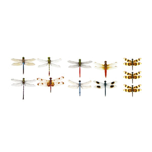 The Dragonfly Collection - 11 Dragonfly Decals - Sizes in Description