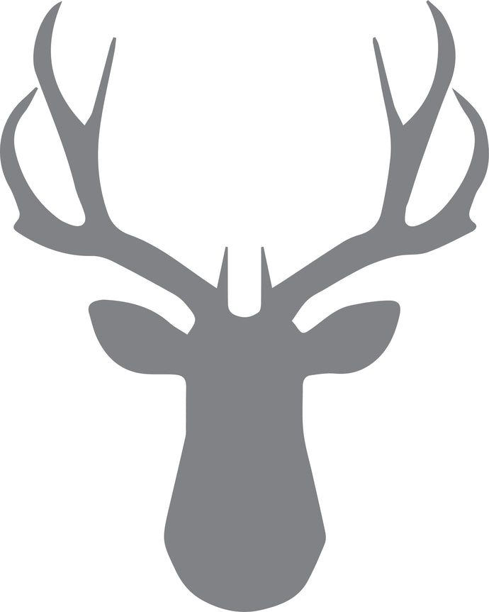 Deer Mount - The Great Outdoors Series - Etched Decal