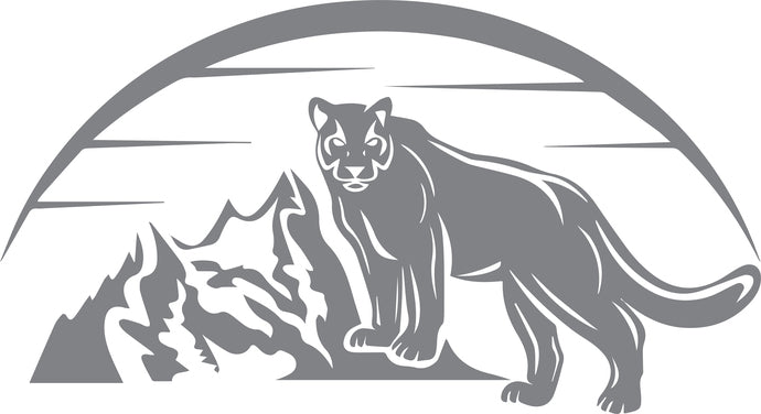 Panther Sunrise - The Great Outdoors Series - Etched Decal