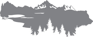 Grizzly's World - The Great Outdoors Series - Etched Decal