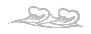 Wave Style 4 - Coastal Design Series - Etched Decal