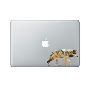 Wolf Design Three Laptop Decal - 2.5" tall x 5" wide