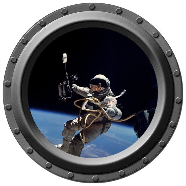 Astronaut Porthole Wall Decal