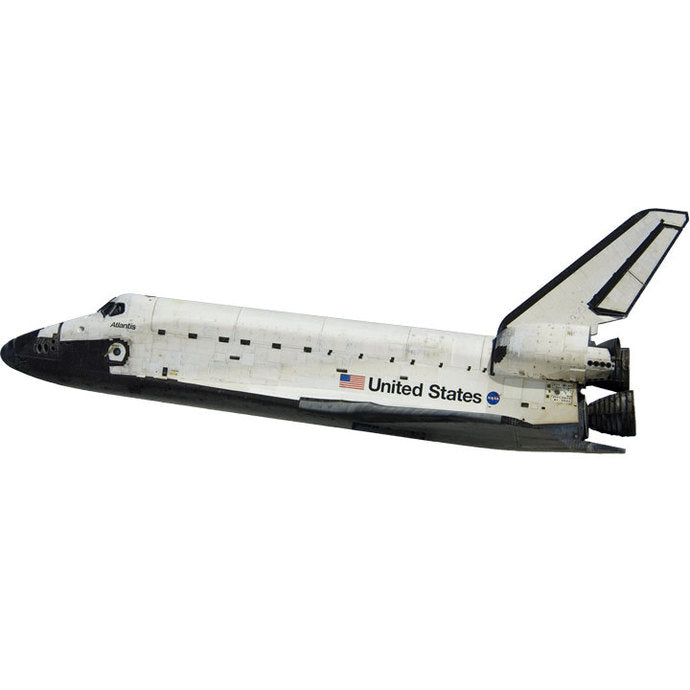 Large Space Shuttle Atlantis Wall Decal - 17" tall x 47" wide