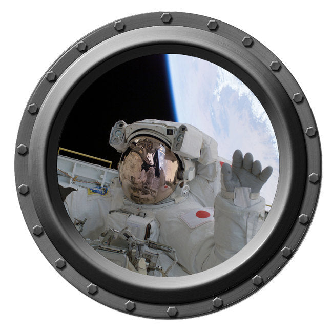Hello from Outer Space Porthole Decal