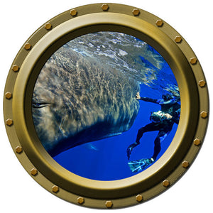 How About a Kiss? Porthole Wall Decal