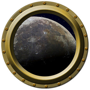 Lunar Landing Porthole Decal