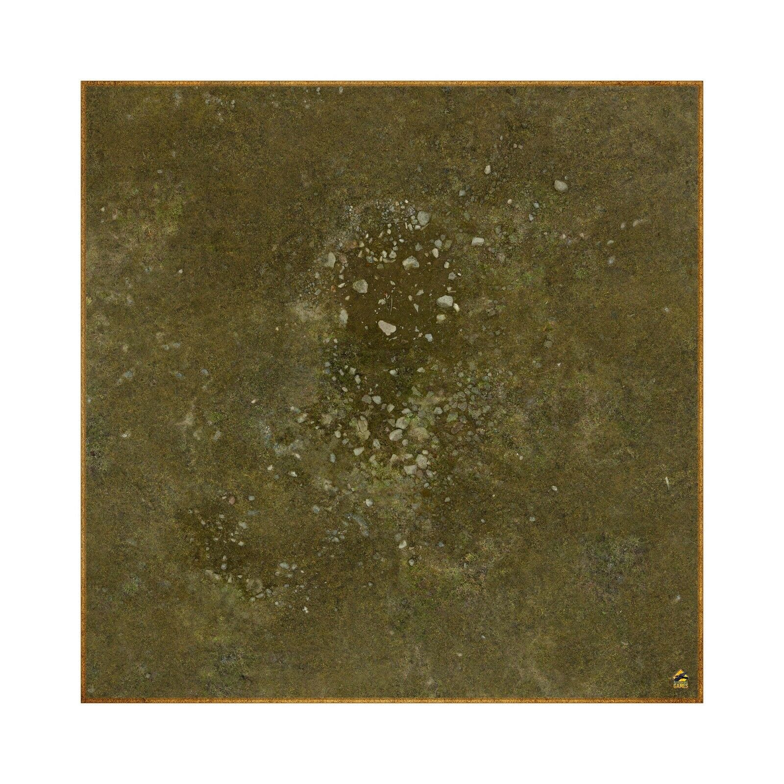 Rocky Field 001 - 36" x 36" Battle Mat for Table Top RPGs, Dungeons and Dragons, Pathfinder Etc.