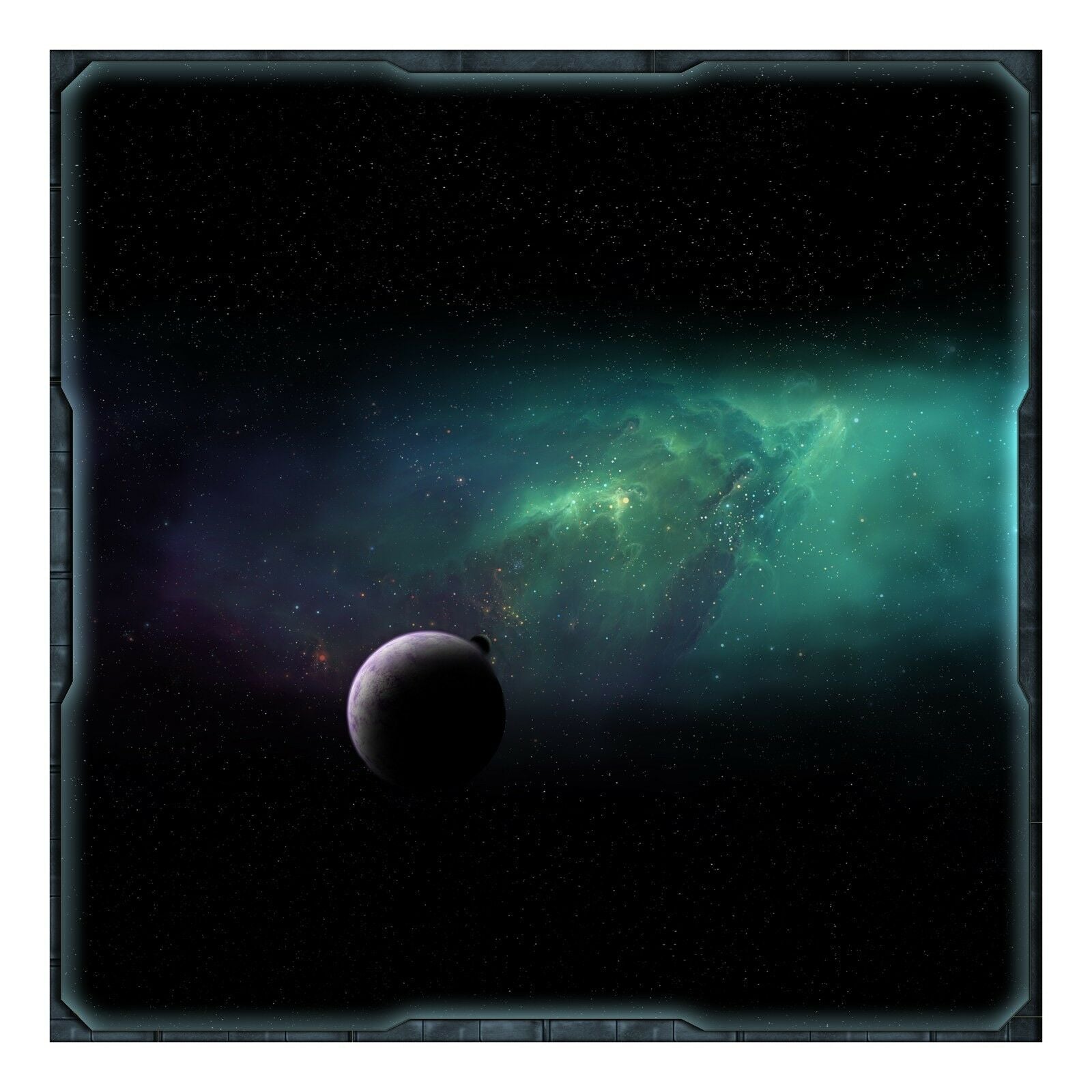 Into the Darkness - 36" x 36" Battle Mat for X-Wing and Table Miniature Space Games